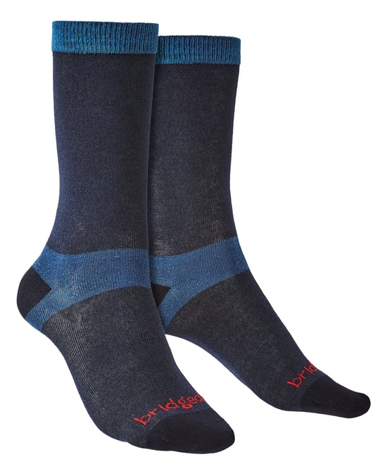 Bridgedale - Pack de 2 Calcetines de bota de capa base - Azul marino - Image 1