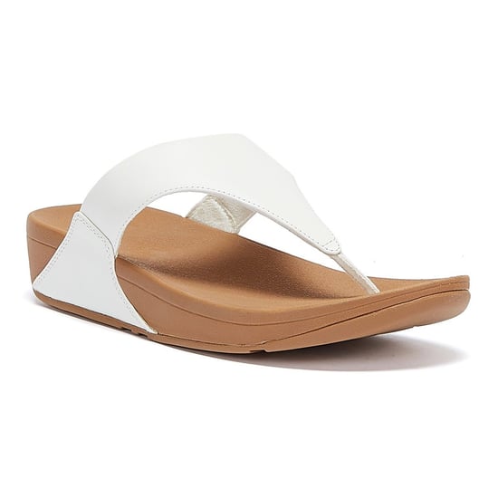 FitFlop Lulu Leather Womens Sandals - (White) - Image 2