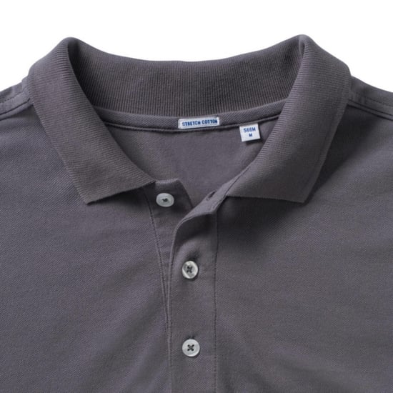 Russell Mens Stretch Short Sleeve Polo Shirt (Convoy Grey) - Image 4