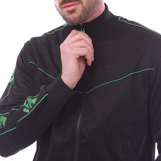 Off-white Ow Face Band Slim Tracktop Negro - Image 3