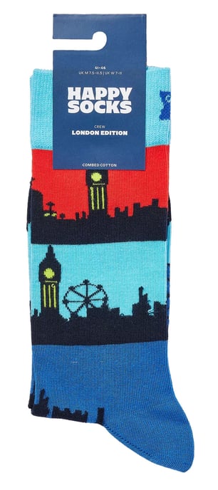 Calcetines London Landmark | Calcetines Happy | Calcetines Regalo - Azul - Image 2