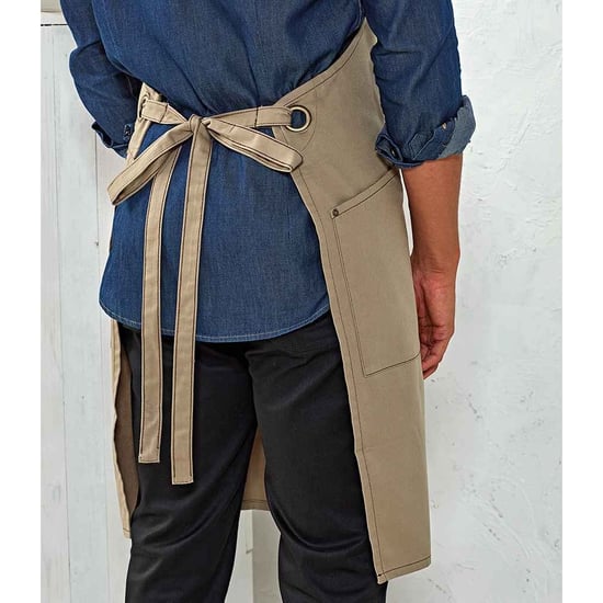 Premier Barley Recycled Full Apron (Khaki/Brown) - Image 2