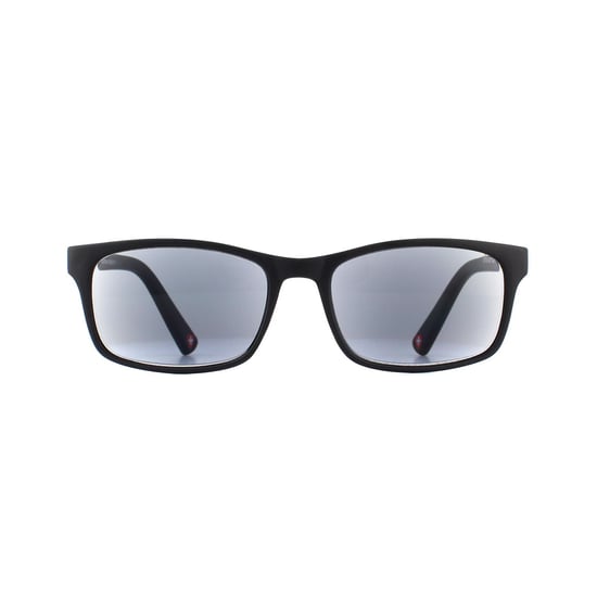Montana Rectangle Unisex Black Grey Readers +2.50 Sunglasses