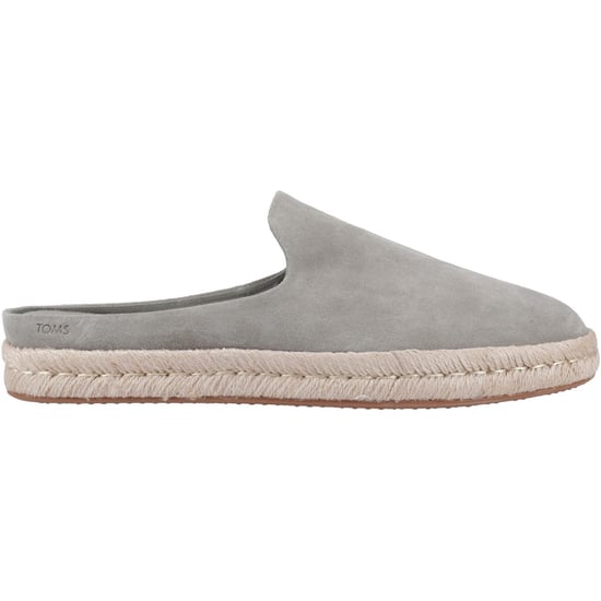 TOMS Santiago Mule Leather Men's Vetiver Grey Slippers - Image 5