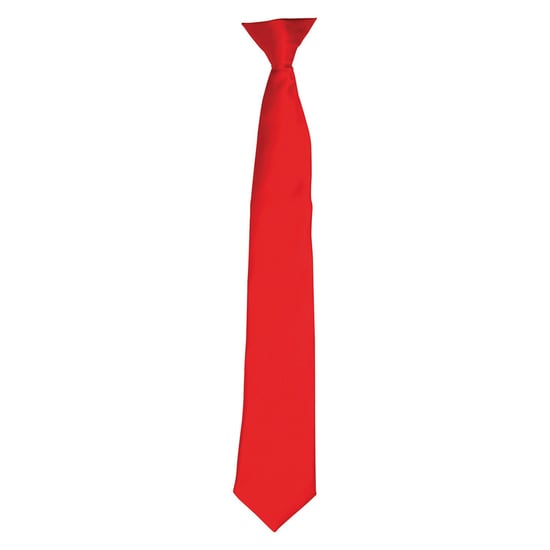 Premier Unisex Adult Satin Tie (Red) - Image 1