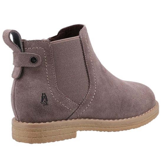 Hush Puppies Girls Mini Maddy Suede Ankle Boots (Grey) - Image 2