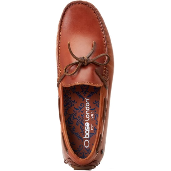 Base London Brooks Leather Men's Burnt Tan Loafers - Image 4