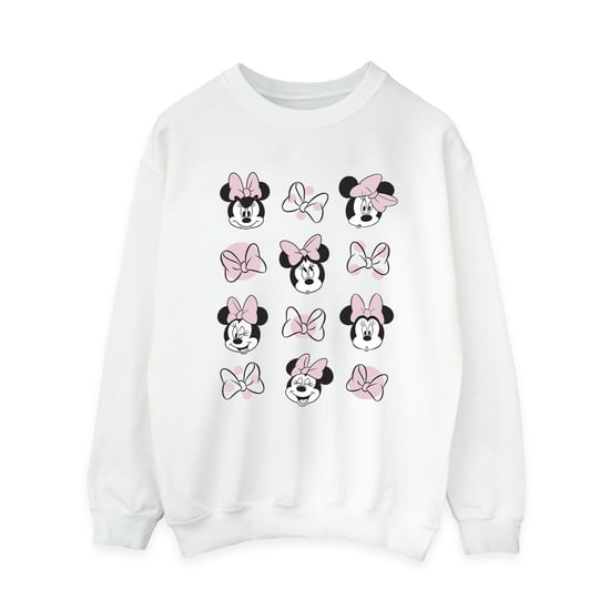 Disney Womens/Ladies Minnie Mouse Multiple Sweatshirt (White) - Image 1