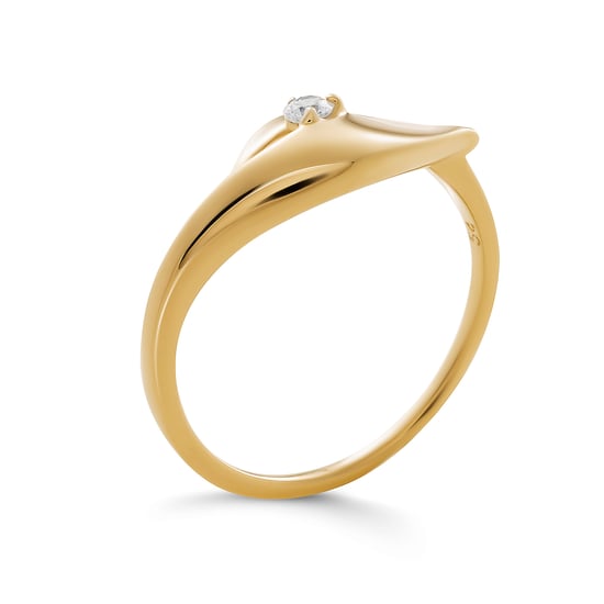 Orphelia 'Milan' Women's 925 Sterling Silver Ring - Gold ZR-7519/G - Image 3