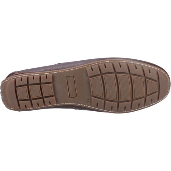 Hush Puppies Ralph Leather Men's Brown Boat Shoes - Image 3