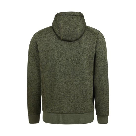 Mountain Warehouse Mens Nevis II Faux Fur Hoodie (Green) - Image 2