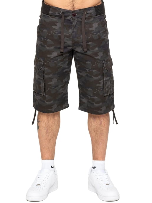Enzo | Pantalones cortos Cargo Combat Camo para hombre - Image 1