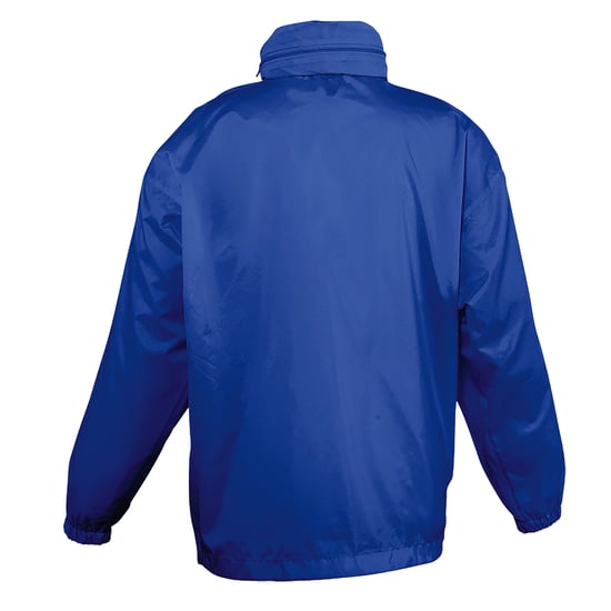 SOLS Kids Unisex Surf Windbreaker Jacket (Water Resistant And Windproof) (Royal Blue) - Image 2