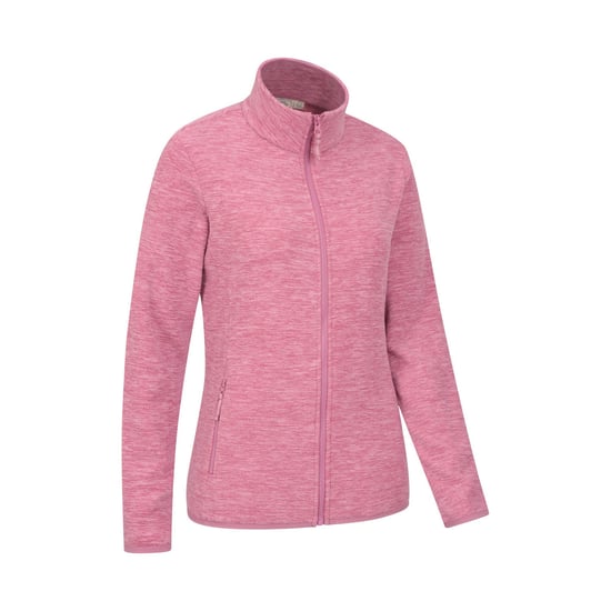 Mountain Warehouse Womens/Ladies Snowdon II Melange Full Zip Fleece Jacket (Pink) - Image 2