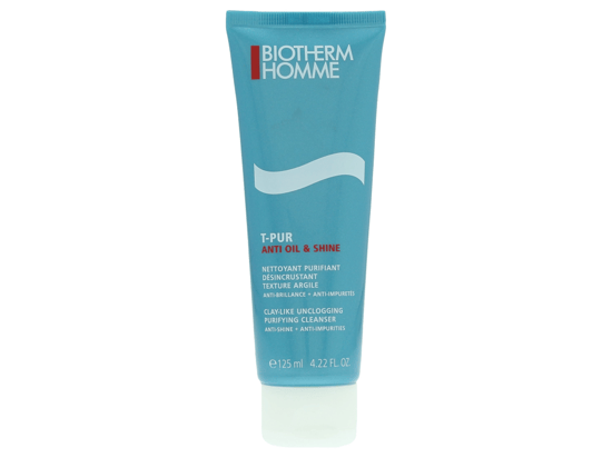 Biotherm Homme T-Pur Anti Oil & Shine Cleanser 125ml - Image 1
