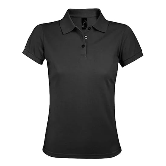 SOLS Womens/Ladies Prime Polo Shirt (Dark Grey Solid) - Image 1
