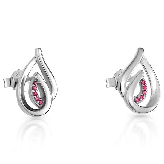 Orphelia 'Dazzle' Women's 925 Sterling Silver Stud Earrings - Silver ZO-7518/R - Image 3