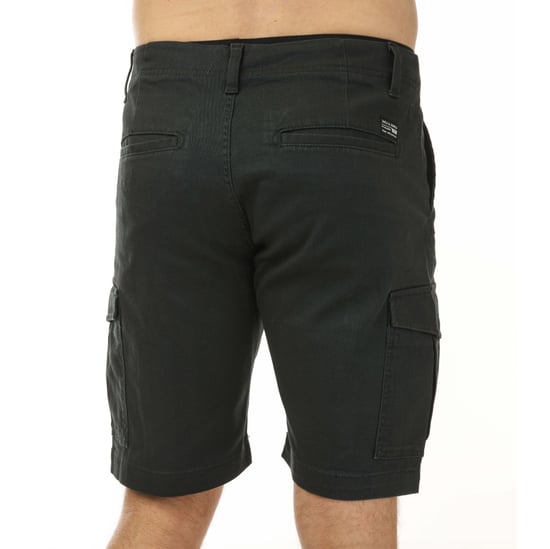 Men's Jack Jones Charlie Dave Cargo Shorts in Black