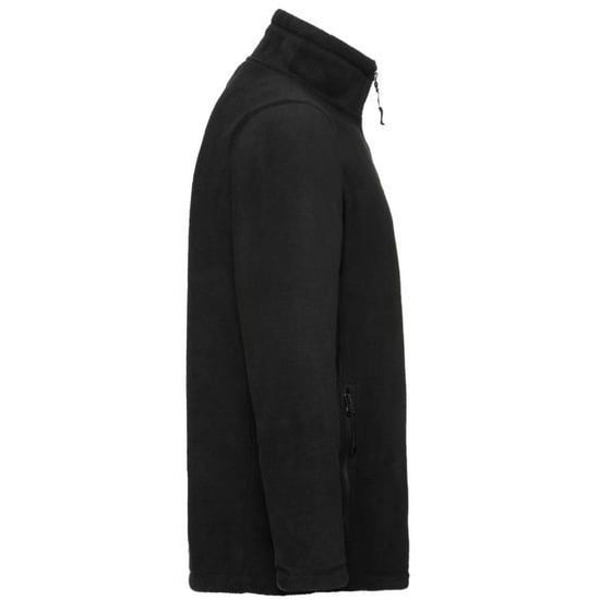 Russell Mens Full Zip Outdoor Fleece Jacket (Black) - Image 2