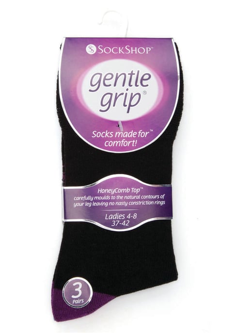 Gentle Grip - 6 Pares Calcetines No Elásticos Gentle Grip - GG11 - Image 2