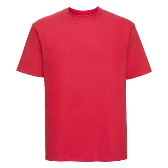Russell Mens Ringspun Cotton Classic T-Shirt (Bright Red) - Image 1