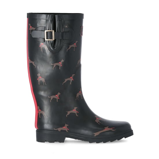 Trespass Womens/Ladies Samira Printed Wellington Boots (Black) - Image 3