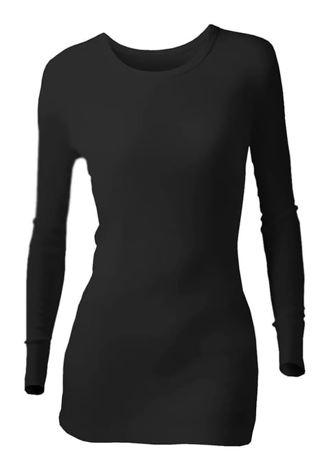 Heat Holders - Ropa interior térmica de manga larga para mujer - Negro - Image 1