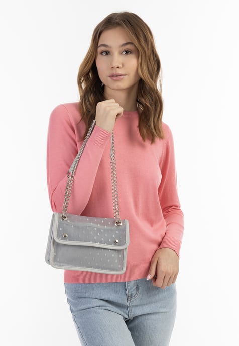 Mymo Shoulder bag women silver - Image 3