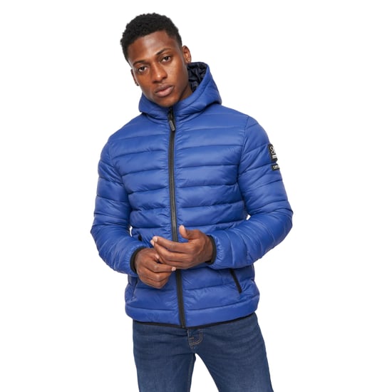 Crosshatch Mens Gattering Jacket (Royal Blue) - Image 1