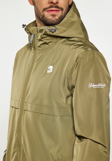 Schmuddelwedda rain jacket Men Military olive - Image 5