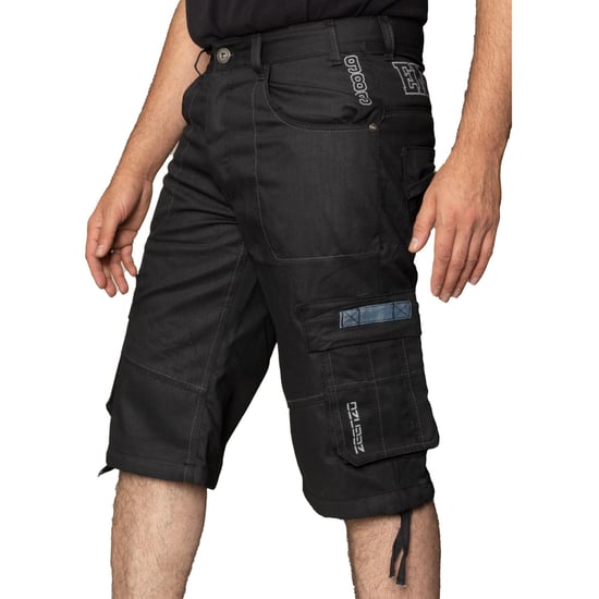 Pantalones cortos vaqueros Enzo Cargo Combat para hombre - Image 2