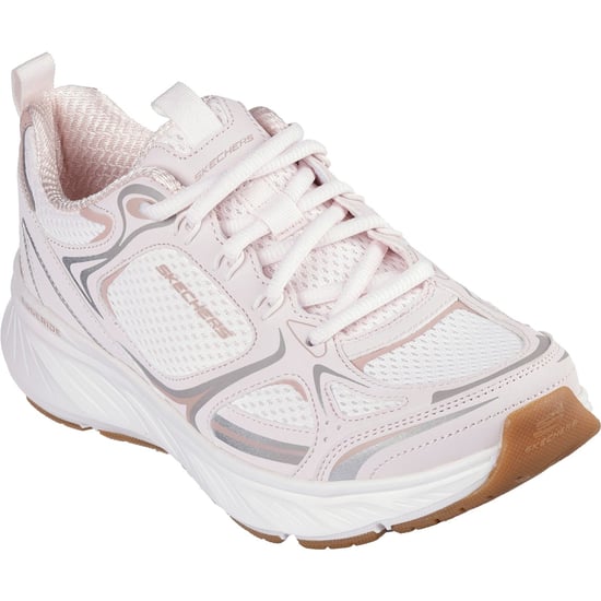 Skechers Edgeride Silver Eclipse Synthetic Women's Pink Trainers - Image 1