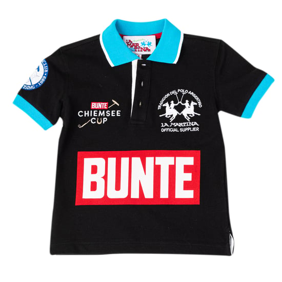 Boy's short-sleeved polo shirt with contrasting lapel collar 2KP049