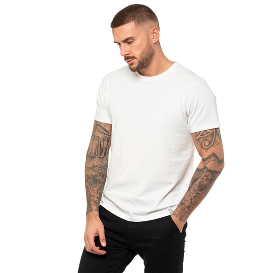Enzo | Camiseta cuello redondo para hombre - Blanca - Image 2