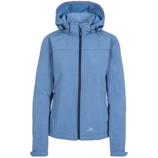 Trespass Womens/Ladies Leah Waterproof Softshell Jacket (Denim Blue Marl)