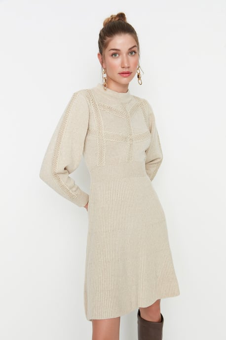Trendyol Women's Crew neck A-line Dress - Image 2