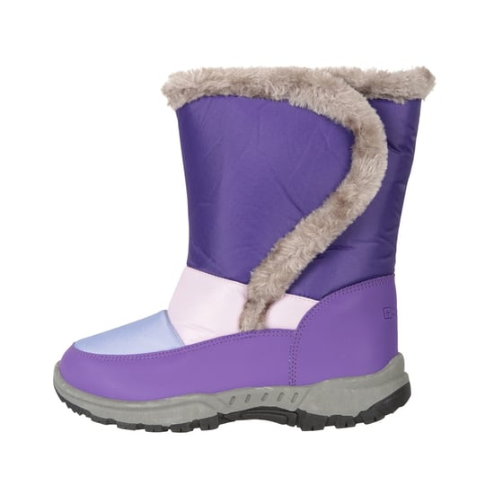 Mountain Warehouse Childrens/Kids Caribou Adaptive Snow Boots (Purple) - Image 3