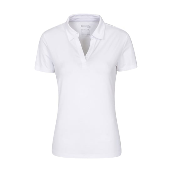 Mountain Warehouse Womens/Ladies UV Protection Polo Shirt (White) - Image 1