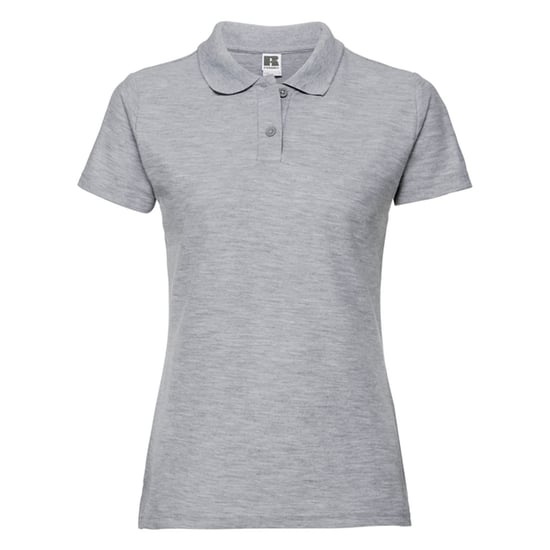 Russell Womens/Ladies Classic Polycotton Polo Shirt (Light Oxford Heather) - Image 1