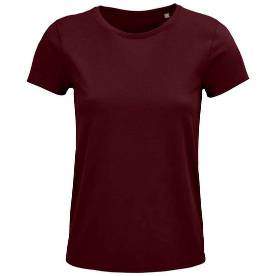 SOLS Womens/Ladies Crusader Organic T-Shirt (Burgundy) - Image 1