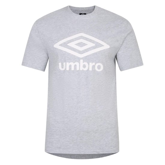 Umbro Mens Team T-Shirt (Grey Marl/White) - Image 1