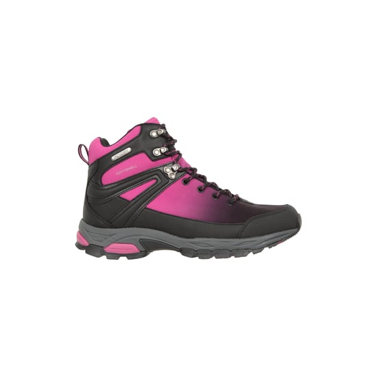 Mountain Warehouse Womens/Ladies Shadow Softshell Walking Boots (Dark Pink) - Image 1