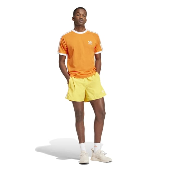 Men's adidas Originals Adicolor Classics 3-Stripes T-Shirt in Orange