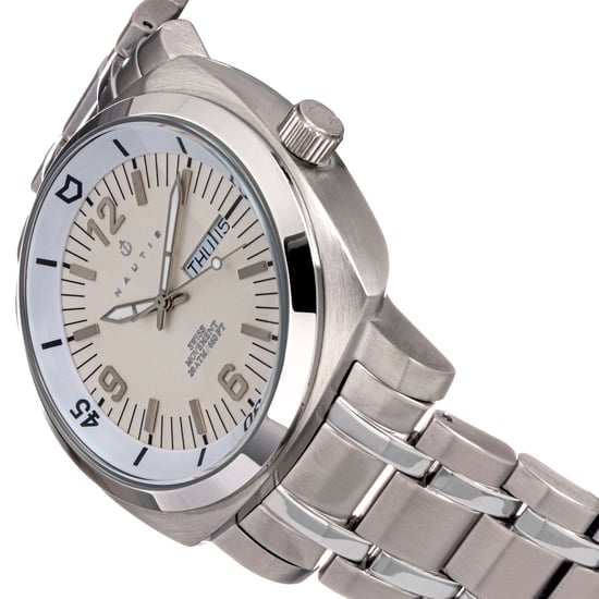 Nautis Stealth Bracelet Watch w/Day/Date
