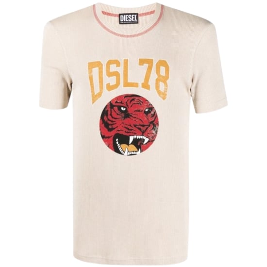 Diesel Hombre T-Shirt CL-T-Ruffle 141 Camiseta - Image 1