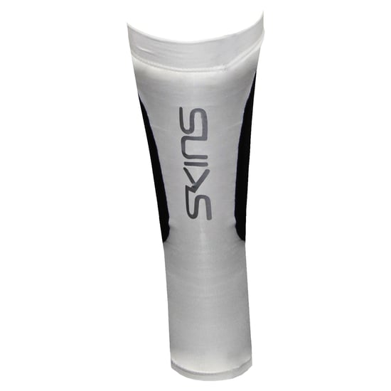 Skins Essentials Mens Black/White Compression Calf Sleeves - Image 3