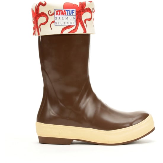 Xtratuf Salmon Sisters Latex neoprene Brown Wellington Boots - Image 3