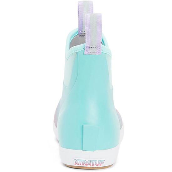 Xtratuf Ankle Deck Rubber Blue Aurora Wellington Boots - Image 2