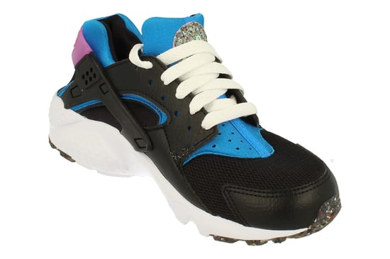Nike Huarache Run Gs E Black Trainers - Image 4