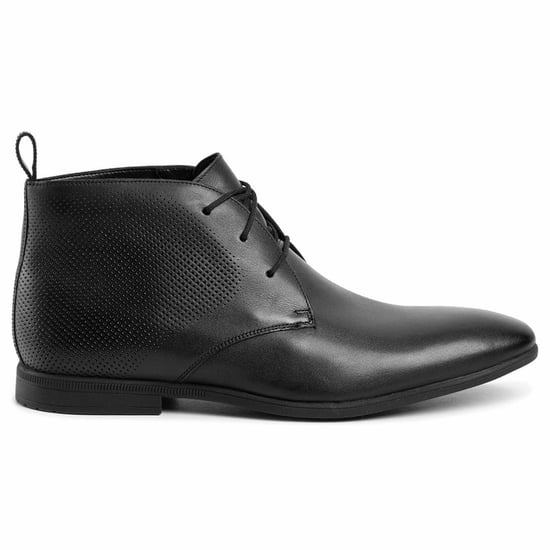 Clarks Bampton Up Mens Black Boots
